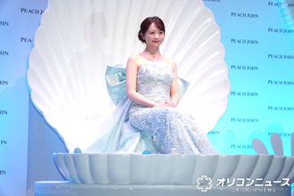 森香澄、人魚姿で貝殻から登場　体型管理の意識明かす