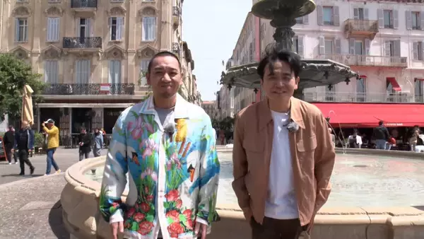 千鳥、カンヌ映画祭でロケ　主演俳優・大悟のレッドカーペットにノブ絶句
