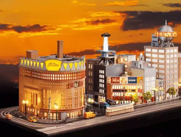 昭和の銀座の街並み、150分の1スケールで再現　『なつかしの銀座をつくろう』刊行へ