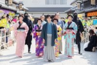 なにわ男子・長尾謙杜“太秦サポーター”に就任「いつかメンバーとも一緒に訪れたい」　1200人の観客を前に笑顔で練り歩き