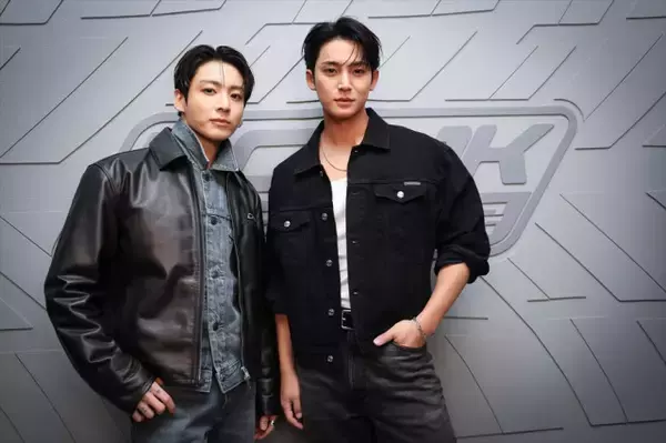 BTS・ジョングク＆SEVENTEEN・ミンギュ、原宿で2ショット　ジョングクとのコラボレーションを祝したイベント出席【コメントあり】