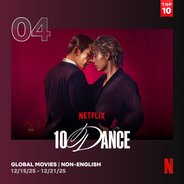 Netflix映画『10DANCE』世界TOP10入り　竹内涼真×町田啓太の“本気のダンス”が海外でも話題