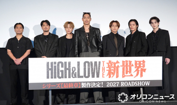 HIRO、サプライズ登場で映画『HiGH&LOW』シリーズ最終章製作決定を発表　9月にはKアリーナでライブも