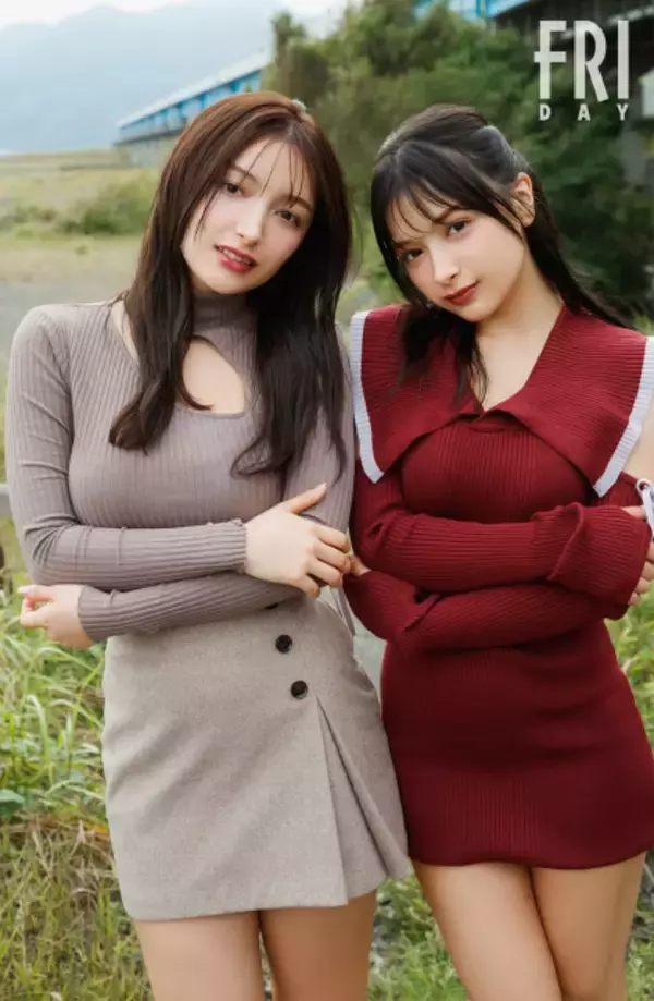 “最強無敵姉妹”エリマリ、美バスト大胆に無双のダブルインパクト　圧倒的なグラビアで魅せる