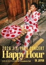 J.Y. Park、4度目の日本単独公演が決定　最新シングル「Happy Hour」冠した公演に