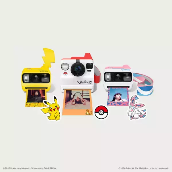 【きょうから予約受付】ポケモン×インスタントカメラ「Polaroid（ポラロイド）」とコラボ　遊び心満載のデザイン“3モデル”ほか全9アイテム