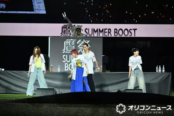 TRF、『鷹祭 SUMMER BOOST』で代表曲を3連発の圧巻パフォ　球場が広すぎて回りきれずSAMが苦笑い「体力的に無理だった」