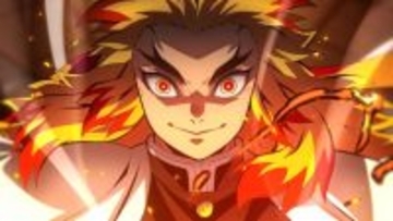 『鬼滅の刃』煉獄さん誕生日イラスト　ufotable公式絵に衝撃「ウィンクしてる～」「え？アイドル路線？」