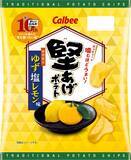 「「堅あげポテト」ファンが選んだ“また食べたい味”復活　ゆず塩レモン味を9・7発売」の画像1