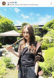「「実家豪華すぎ」内田理央、家族とBBQを満喫　背景に写る建物に反響続々「えっ！家デカ笑」「立派な家!!」」の画像1