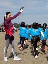 ミス日本グランプリ・野口絵子、三浦国際市民マラソン大会ゲストに登場「私も応援しながら、走り出したくなりました」