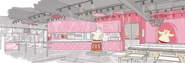 “名古屋名物みそかつ”矢場とん、初のコンセプト店舗『ぶーちゃんハウス』誕生へ　場所は清須市…ステージも併設