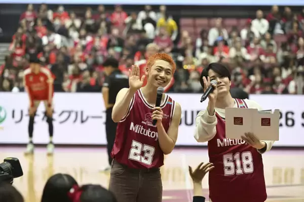 『GIFT』出演中・八村倫太郎、川崎戦で“プロ級”アナウンス披露　シュート挑戦で会場熱狂