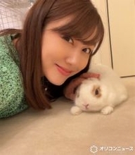 安めぐみ、愛兎・しろくんとの別れ報告「お空に旅立ちました」「しろくんに感謝でいっぱいです」