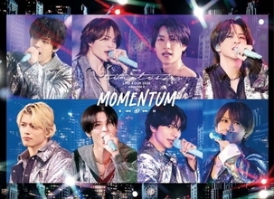 timelesz、全国ツアー『MOMENTUM』のBlu-ray＆DVDジャケット写真解禁　新体制後初のマルチアングル映像の一部がきょうから公開