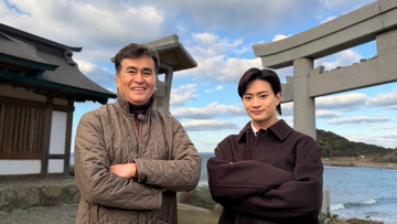 ACEes浮所飛貴、石原良純と“一般人立ち入り禁止”沖ノ島に特別上陸　極寒の海での禊も体験「もう一生来られないかも」