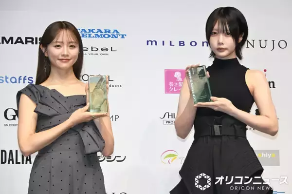 あの＆森香澄、『THE BEST OF BEAUTY 2026』を受賞　シックな装いで授賞式に出席