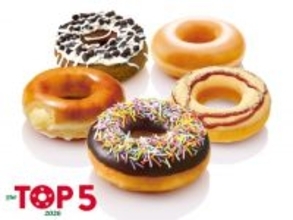 クリスピー・クリーム・ドーナツ、“店員が選ぶ”定番商品TOP5発表　見た目もかわいい“愛され”ドーナツが1位に