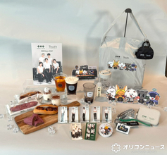TOMORROW X TOGETHER、タリーズと初コラボ　限定ビジュアル公開＆PPULBATUも店員に大変身、ステッカープレゼントも