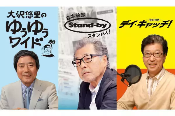 TBSラジオ『ゆうゆうワイド』『デイ・キャッチ！』1日限りの復活　9・21に総力あげた生特番