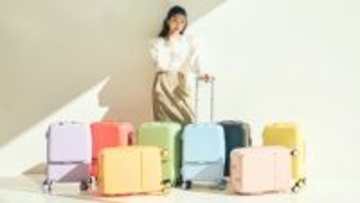 推し活キャリーが新登場　全8色展開＆透明パネルでお気に入りグッズをディスプレイ