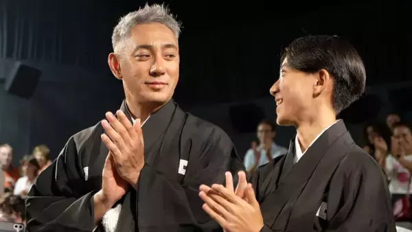 市川新之助、初出演映画でベネチアへ　父・團十郎と顔を見合わせ「ほんとに恥ずかしかったね」