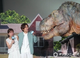 杉浦太陽、恐竜出現でも「まずパパが守らなきゃ」 妻・辻希美も頼もしさに期待「そのための筋トレ」