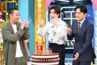 京本大我、苦手な早押しクイズに奮闘　「ペヤング」を食べながらボケに便乗