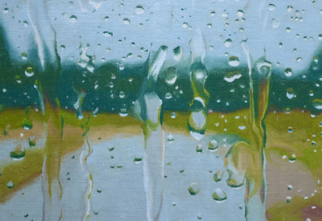「拡大してやっとわかった」わずか4時間で描かれた『水滴』の油彩画が、まるで写真のようなみずみずしさ