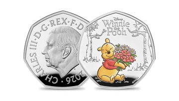 「くまのプーさん」金貨＆銀貨販売開始　誕生100周年を記念