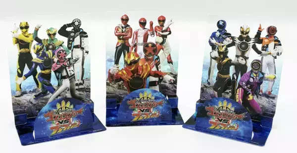 『ゴジュウブンブン』入プレはキャラクタークリアスタンド　ブーケ嬢＆細部調、サンシーターの場面写真も解禁