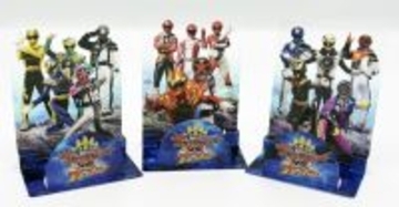 『ゴジュウブンブン』入プレはキャラクタークリアスタンド　ブーケ嬢＆細部調、サンシーターの場面写真も解禁