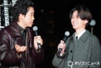 永瀬廉、大泉洋の悪ふざけを暴露　笑わないように口を噛み締め「撮影終わったときに腫れてました」