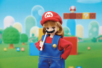 リカちゃん『マリオ』と再びコラボで“ひげ”付属　ピーチ姫スタイルも発売決定