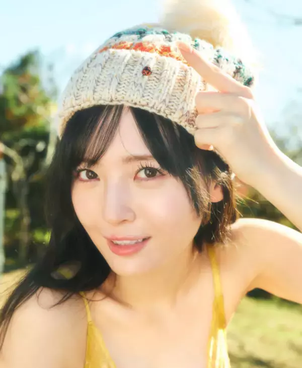 “あざと可愛いボディ”由良ゆら、富士山バックでグラビア撮影「自然の中開放感たっぷり楽しめました」