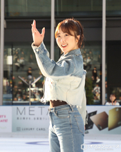 本田望結、オールデニムの“フィギュア”衣装「私自身もお気に入り」