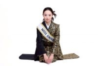 「ミス・ユニバーシティ2025」グランプリ・飯田樺楽、振袖姿で新年の挨拶　出会いと学びへの感謝を胸に新たな一年へ