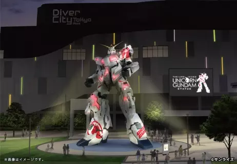 お台場「実物大ユニコーンガンダム立像」8月末で展示終了へ