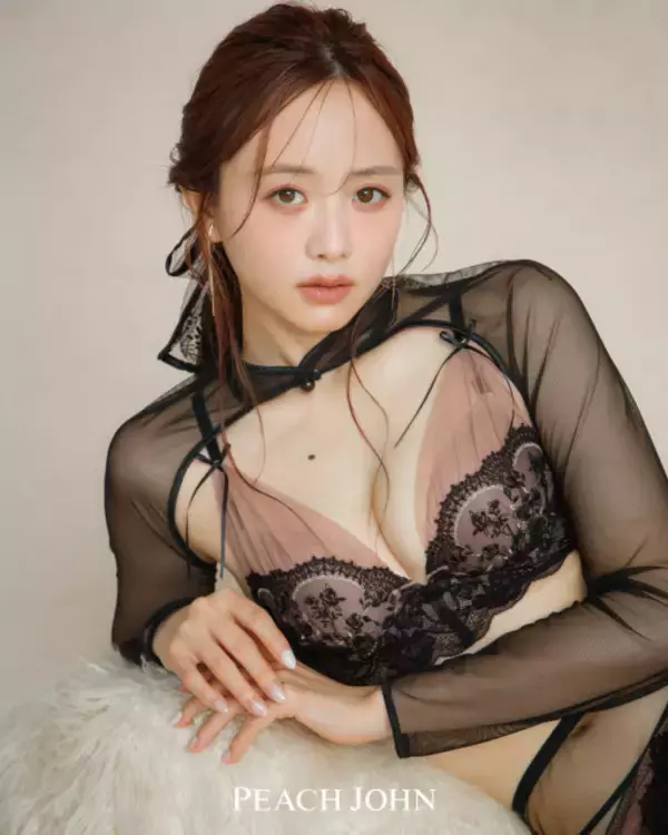 森香澄、最新ランジェリーカットに反響　ピーチ・ジョン“ミューズ”で「あざとボディ」大胆に