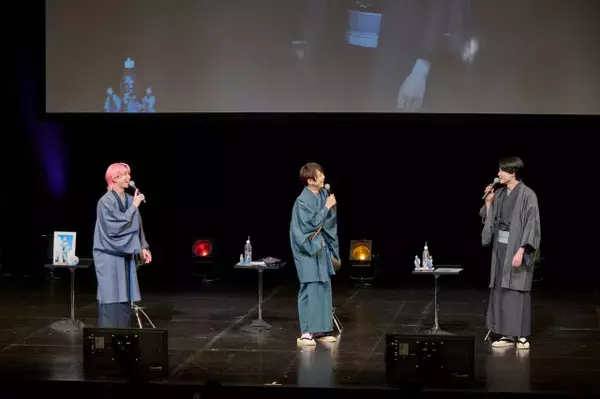 佐久間大介＆梶裕貴＆内山昂輝、着物で登壇　『風を継ぐもの』新情報が発表