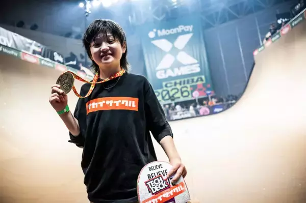 「また1位を獲りたい」11歳・河上恵蒔、X Games史上最年少男子金メダル