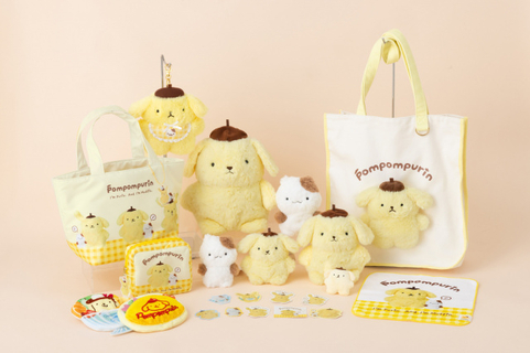 ポムポムプリン30周年記念グッズが登場　デビュー当時の“あの頃”を再現＆「ちびっとも」限定アイテムも