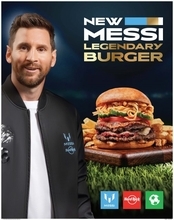 リオネル・メッシの名を冠したハンバーガー新作発表…3650円円　ハードロックカフェ『MESSI LEGENDARY BURGER』【概要】