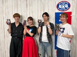 宮田俊哉、ミニ四駆を改造！声優・池澤春菜＆徳井青空が指南　辰巳雄大とレース対決