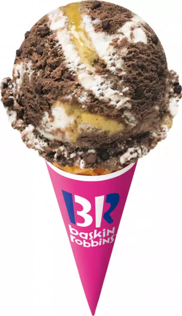 サーティワン×ゴディバ、2年連続コラボ　ビターとホワイトのチョコフレーバーにきらめくリボンがとろ～り