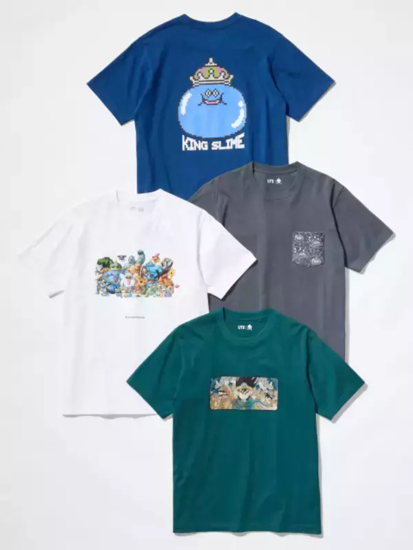 ユニクロのUT『ドラクエ』初コラボでＴシャツ公開　メタルスライム＆はぐれメタルの柄など用意