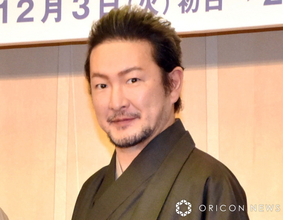 中村獅童、着物姿で稽古に励む7歳長男＆5歳次男の2ショット公開「凛々しい」「カッコいいよ」「肩上げが幼い」