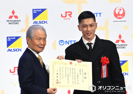 小田凱人、「日本プロスポーツ大賞」殊勲賞受賞　史上最年少”生涯ゴールデンスラム”達成で歴史的快挙