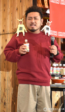 鬼越・金ちゃん、PRイベントで商品を盛大にこぼす「ずぶ濡れになっちゃいました」