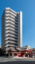 歴史ある神社と一体のマンション、台東区下谷に竣工　旧社殿の既存材を再利用【概要】
